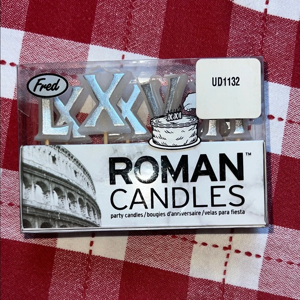 Fred Roman Candles Set - Silver
